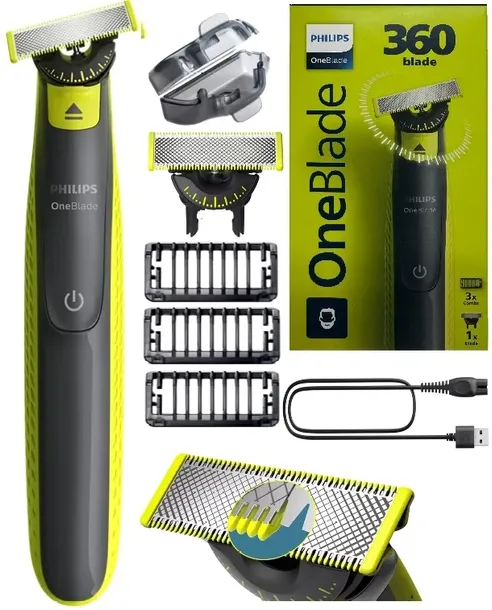 GOLARKA PHILIPS ONEBLADE TRYMER DO ZAROSTU BRODY CIAŁA MASZYNKA DO GOLENIA