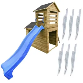domek-ogrodowy-dla-dzieci-robert-dwupietrowy-drewniany-slizg-22m-i-kotwy