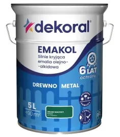 dekoral-silnie-kryjaca-emalia-do-drewna-i-metalu-zielony-soczysty-5l