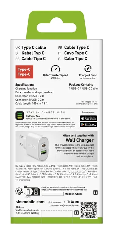 sbs-tecabletcc10w-kabel-usb-usb-2-0-1-m-usb-c-bialy