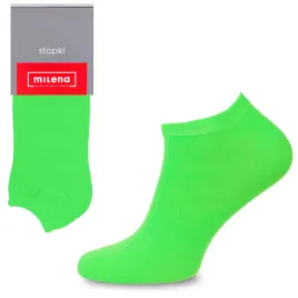 stopki-damskie-bawelniane-milena-neon-zielo-37-41