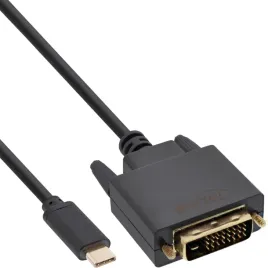 inline-64132-adapter-kablowy-2-m-usb-type-c-dvi-d-czarny