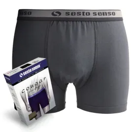 sesto-senso-bokserki-meskie-cougar-szorty-grafit-l