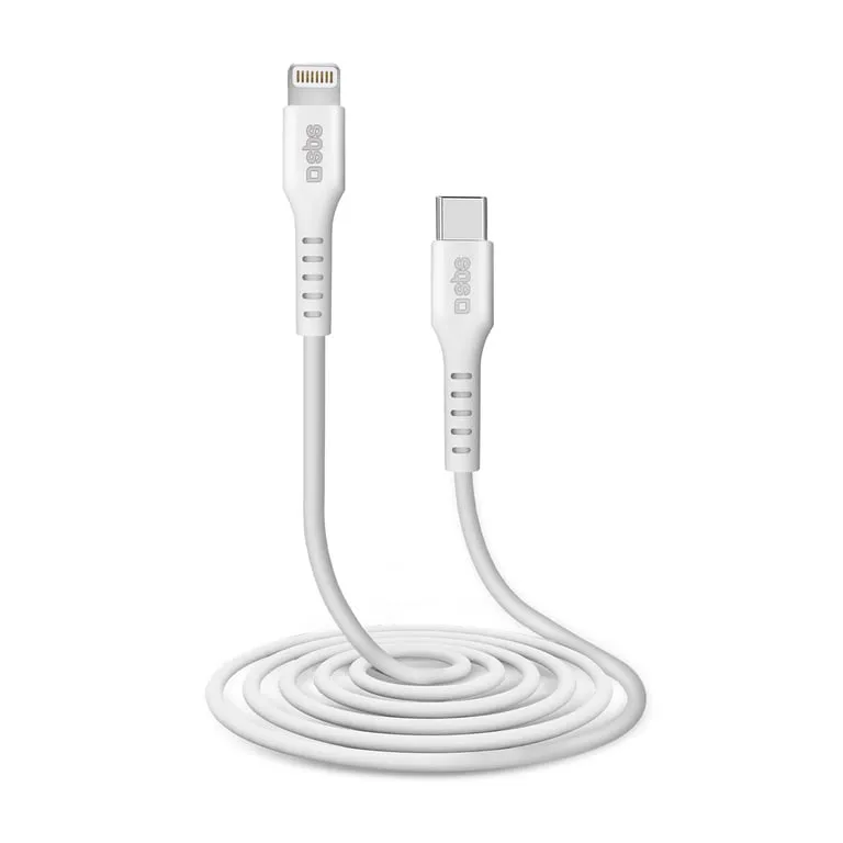 sbs-tecableligtc2w-kabel-lightning-2-m-bialy