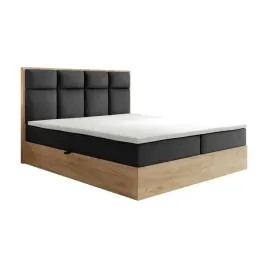 lozko-kontynentalne-czarne-200x200-selva-2-pojemniki-materac-topper