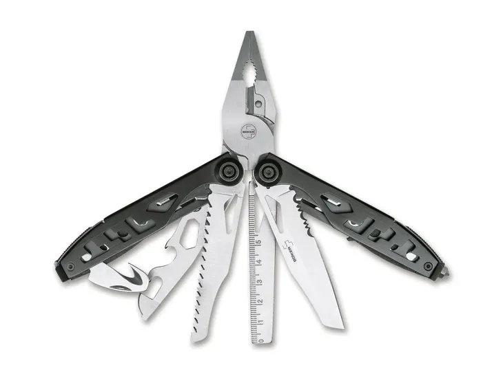 multitool-boker-plus-specialist-ii-narzedzia-miarka-ostrze-otwieracz-do-kapsli-otwieracz-do-puszek-pilnik-pila-przecinak-szczypce-sciagacz-do-izolacji-srubokret-krzyzakowy-srubokret-plaski