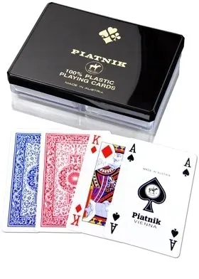 Karty Piatnik Plastic 2 Talie 100% Plastik Premium