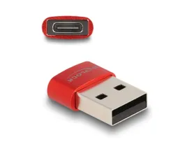 delock-adapter-usb-2-0-usb-typ-a-meskie-do-usb-type-c-zenskie-czerwona