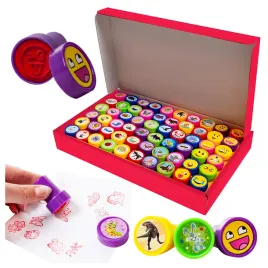 pieczatki-dla-dzieci-stempelki-stemple-zwierzaki-emotki-kolorowe-zestaw-x60