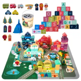 klocki-drewniane-miasto-zestaw-puzzle-mata-100-elementow-kreatywna-zabawa