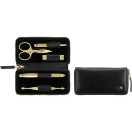 zestaw-do-manicure-czarne-skorzane-etui-5-elementow-twinox-gold-edition