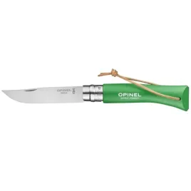 noz-opinel-colorama-07-inox-grab-zielony-z-rzemieniem