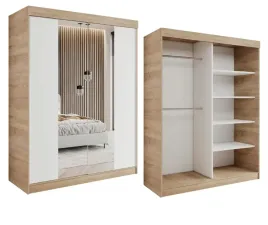 szafa-przesuwna-2-d-100-x-205-cm-sonoma-bialy-lustro-f-szafy-na-wymiar