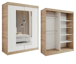 szafa-przesuwna-2-d-150-x-205-cm-sonoma-bialy-lustro-d-szafy-na-wymiar