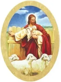 naklejka-na-swiece-jezus-pasterz-alleluja-wielkanoc