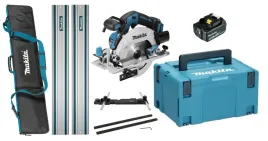 makita-pila-tarczowa-1x5ah-bl1850-adapter-lacznik-torba-szyna-2x1m-dhs680zj
