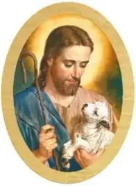 naklejka-na-swiece-jezus-pasterz-alleluja-wielkanoc