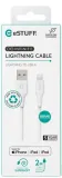 estuff-es601270-kabel-lightning-2-m-bialy