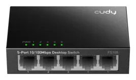 cudy-fs105-lacza-sieciowe-nie-zarzadzany-fast-ethernet-10-100-czarny