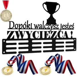 organizer-drewniany-wieszak-na-medale-dopoki-walczysz-jestes-zwyciezca