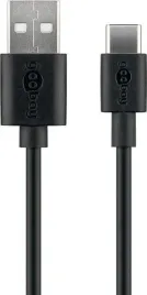 goobay-38675-kabel-usb-usb-2-0-01-m-usb-a-usb-c-czarny