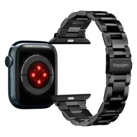 spigen-modern-fit-pasek-i-zapiecie-czarny-stal-nierdzewna