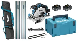 makita-pila-tarczowa-2x3ah-bl1830-adapter-lacznik-torba-szyna-2x1m-dhs680zj