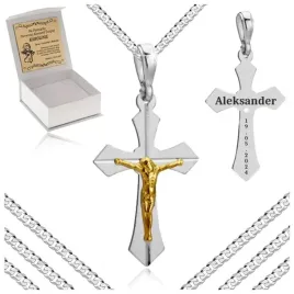 srebrny-naszyjnik-lancuszek-komunijny-zawieszka-krzyzyk-pr-925-grawer