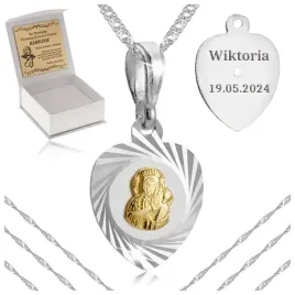 srebrny-lancuszek-medalik-925-prezent-dla-dziewczynki-na-komunie-grawer
