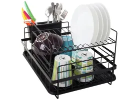 suszarka-do-naczyn-dwupoziomowa-ociekacz-talerze-bardzo-pojemna-czarna
