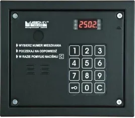 laskomex-cp-2503r-czarna-panel-audio-z-czytnikiem-kluczy-rfid