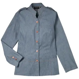 bluza-fartuch-szefa-kuchni-damski-jeans-34-zatrzaski-na-srodku-dlugi-rekaw