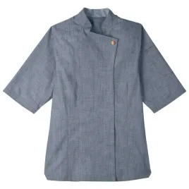 bluza-kucharska-jobeline-fartuch-damski-jeans-36-zatrzaski-krotki-rekaw