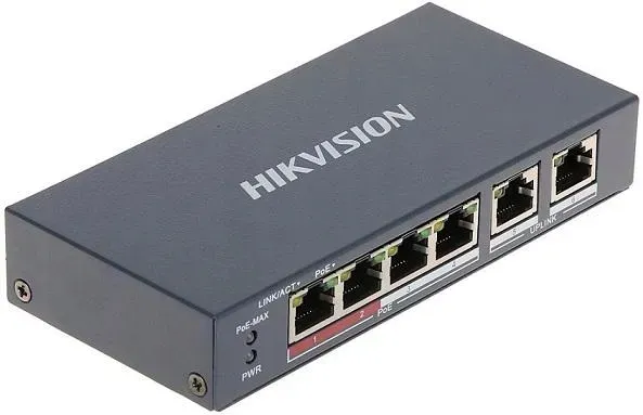 switch-poe-ds-3e0106p-e-m-6-portowy-hikvision-stan-nowy