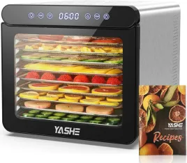 suszarka-do-zywnosci-stalowa-9-tac-timer-led-regulacja-temperatury-800w