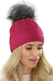 polska-czapka-zimowa-pompon-fuksja-v22
