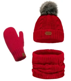 komplet-zimowy-czapka-komin-rekawiczki-duzy-pompon-a1-prezent-czerwony