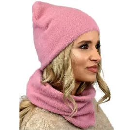 zimowy-cieply-komplet-damski-czapka-komin-rozowy-al1