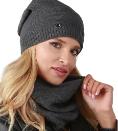 elegancki-komplet-damski-czapka-komin-grafit-b1