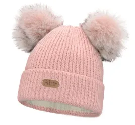 ciepla-czapka-dwa-pompony-polar-kolory-3-15-lat
