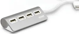 port-designs-900120-huby-i-koncentratory-usb-2-0-480-mbit-s-szary-bialy