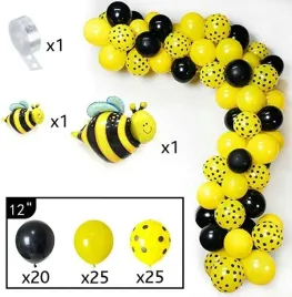 girlanda-balonowa-pszczolka-balony-zolte-urodziny-roczek