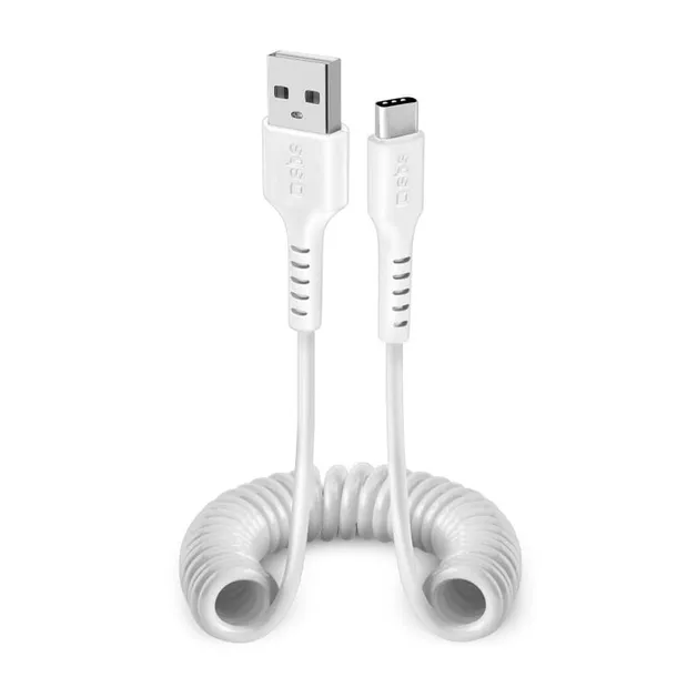 sbs-tecabletypcs1w-kabel-usb-usb-2-0-1-m-usb-a-usb-c-bialy