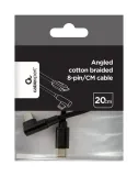 gembird-cc-usb2-cmlml-0-2m-kabel-lightning-02-m-czarny