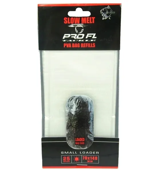 25szt WOREK zanętowy PVA rozpuszczalne 60x120mm FL KARP