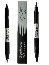 j-visage-kredka-marker-do-brwi-piorko-eyeliner-2w1-kolor-czarny-dlugotrwaly