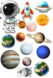 wydruk-oplatek-cukrowy-na-tort-kosmos-astronauta-napis-gratis