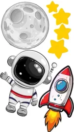 wydruk-oplatek-cukrowy-na-tort-kosmos-astronauta-napis-gratis