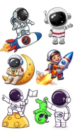 wydruk-oplatek-cukrowy-na-tort-kosmos-astronauta-napis-gratis