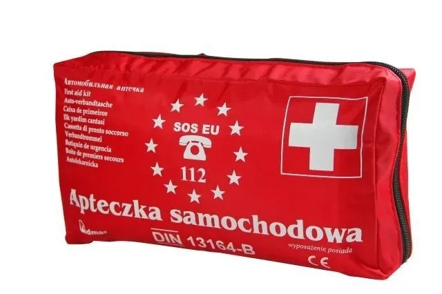 apteczka-samochodowa-din-13164-stan-nowy-waga-z-opakowaniem-0-6-kg